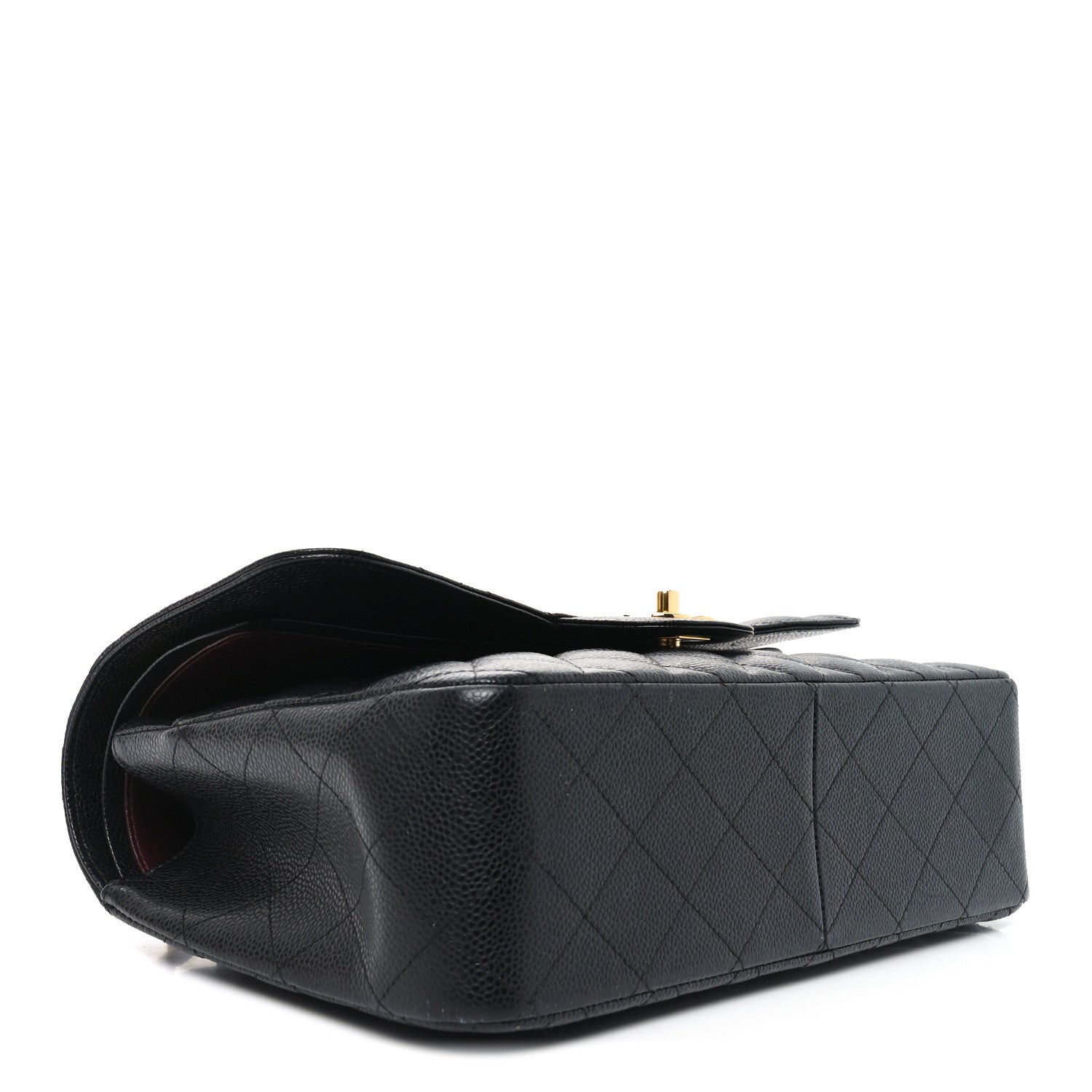 Chanel Caviar Quilted Jumbo Double Flap Black 4 of 10