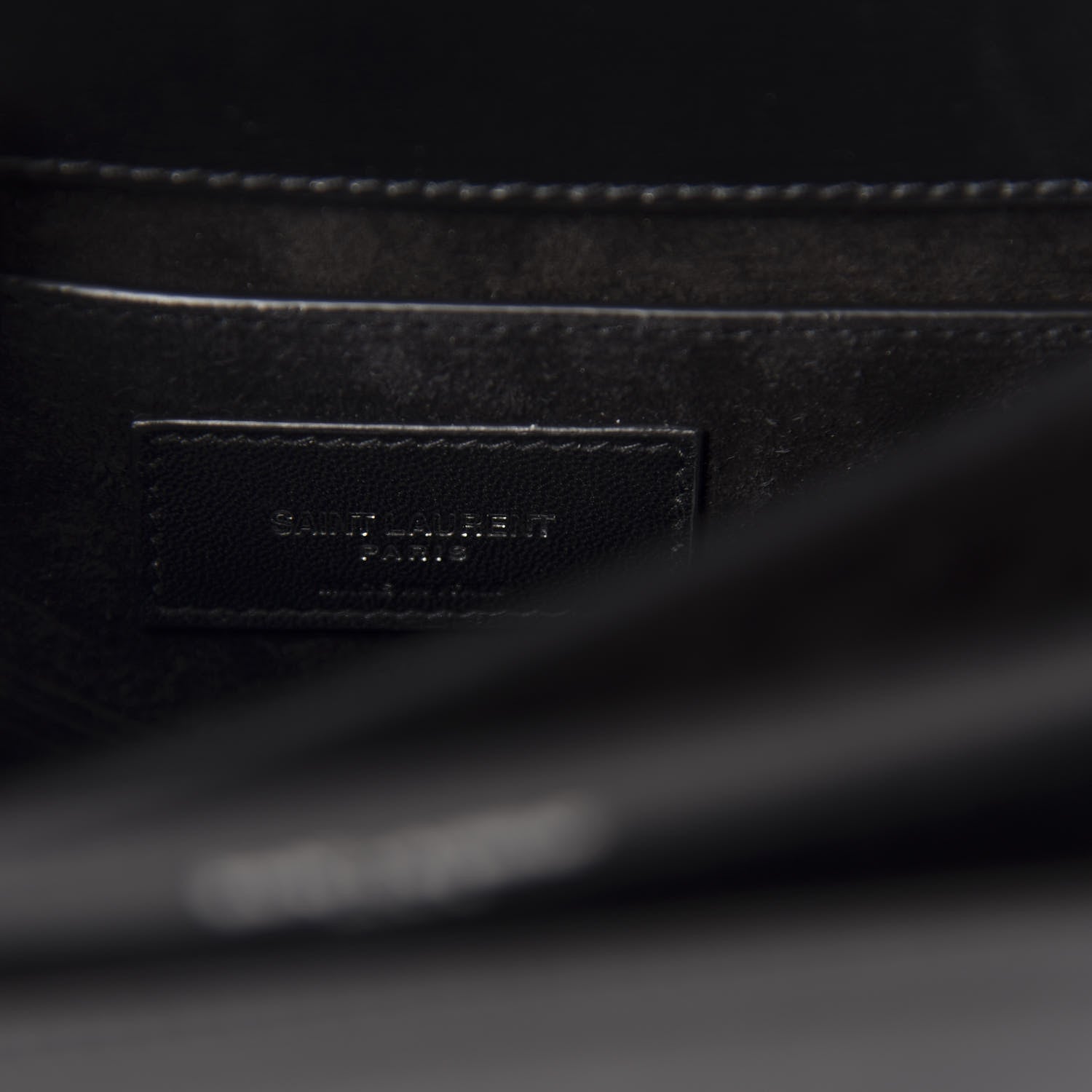 Saint Laurent Calfskin Medium Monogram Sunset Black 8 of 11