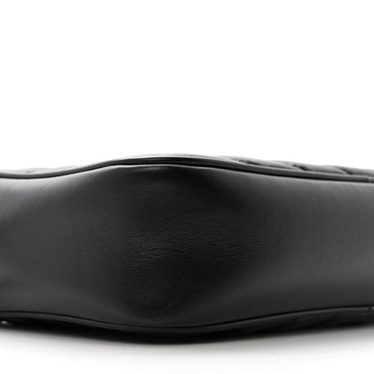 Saint Laurent Calfskin Matelasse Monogram Monochrome Lou Camera Bag Black 10 of 11