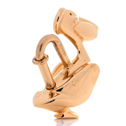 Hermes Pelican Cadena Lock Gold 3 of 4