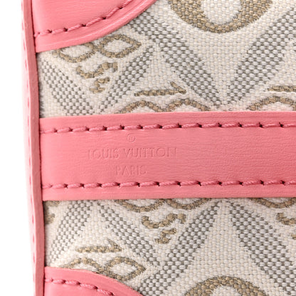 Louis Vuitton Jacquard Since 1854 Noe Purse Ecru Beige Pink 6 of 10