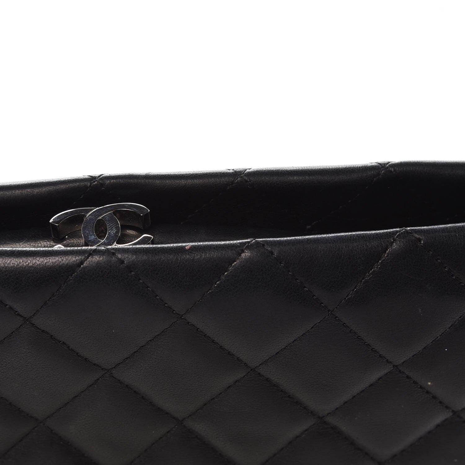 Chanel Lambskin Quilted Clutch Black 8 of 10