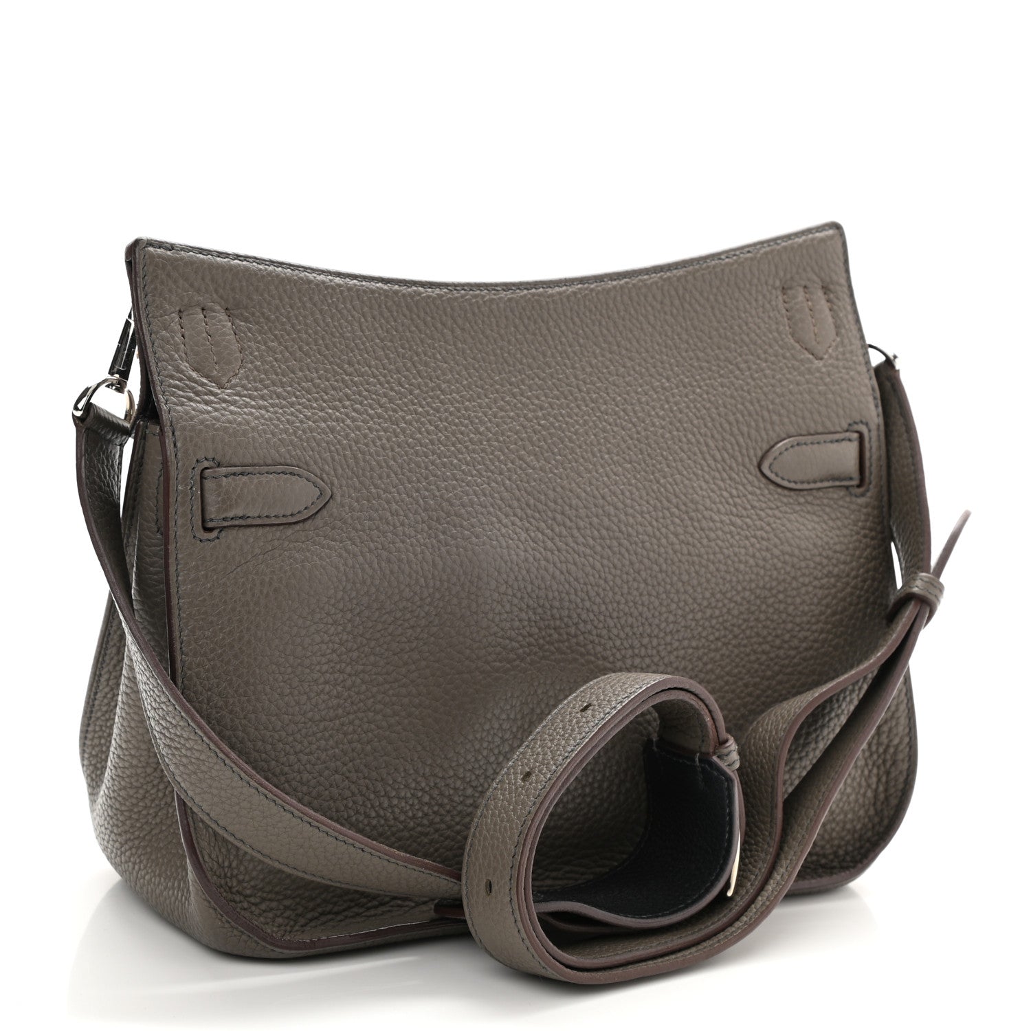 Hermes Taurillon Clemence Tri-Color Jypsiere 28 Etain Bleu Ocean Bleu Abysse 3 of 11