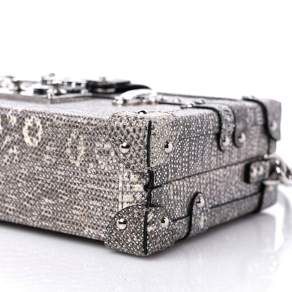 Louis Vuitton Lizard Petite Malle Silver 8 of 8