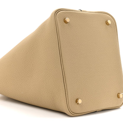 Hermes Taurillon Clemence Picotin Lock 22 MM Trench 10 of 11