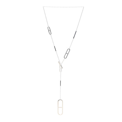 Hermes Sterling Silver Ever Chaine d'Ancre Long Lariat Necklace 2 of 4