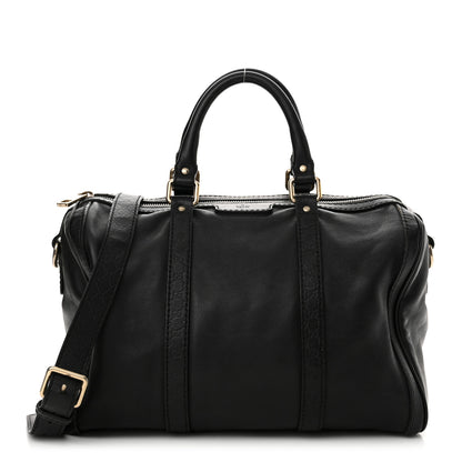 Gucci Calfskin Microguccissima Trim Medium Boston Black 1 of 16