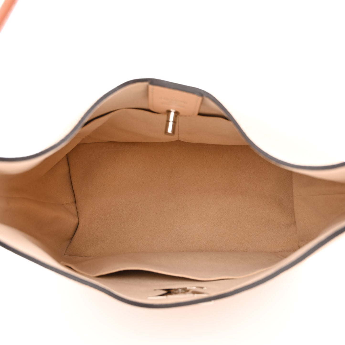 Calfskin Lockme Hobo Beige