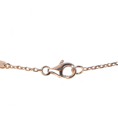 Van Cleef & Arpels 18K Rose Gold Diamond Mother of Pearl Vintage Alhambra Pendant Necklace 5 of 8