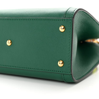 Gucci Wonka Grain Calfskin Mini Diana Tote Bag Green Yellow Fluo 9 of 11