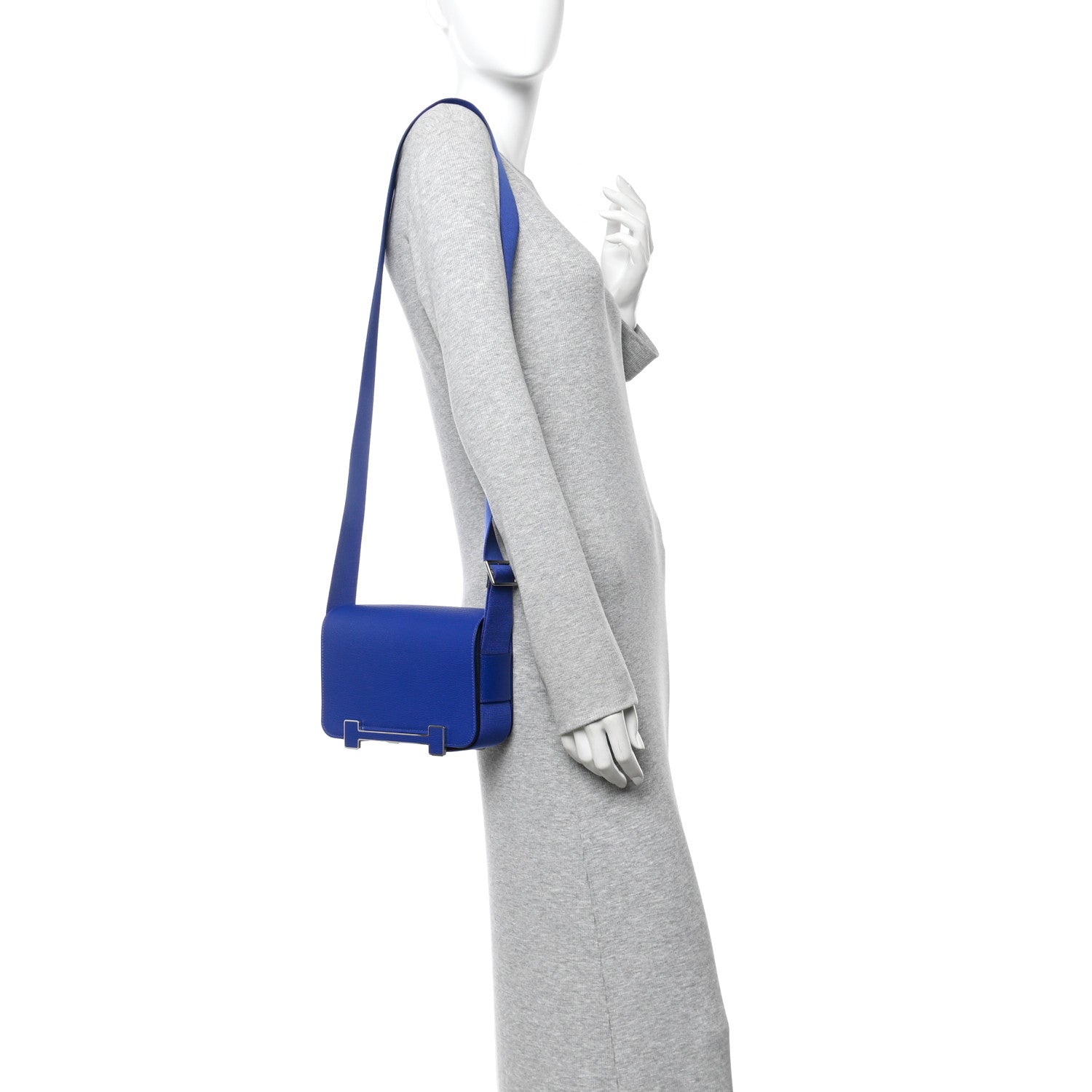 Hermes Chevre Mysore Geta Bleu Electrique 2 of 10