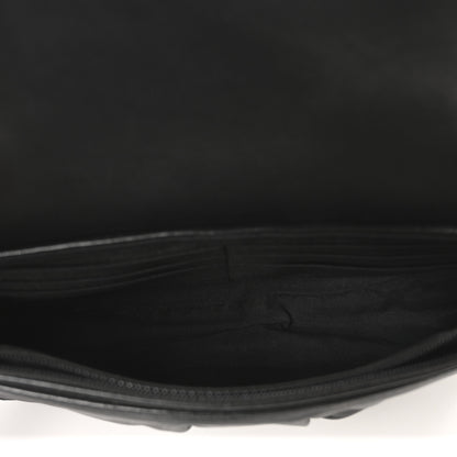 Chanel Lambskin Half Moon Wallet On Chain WOC Black 5 of 11