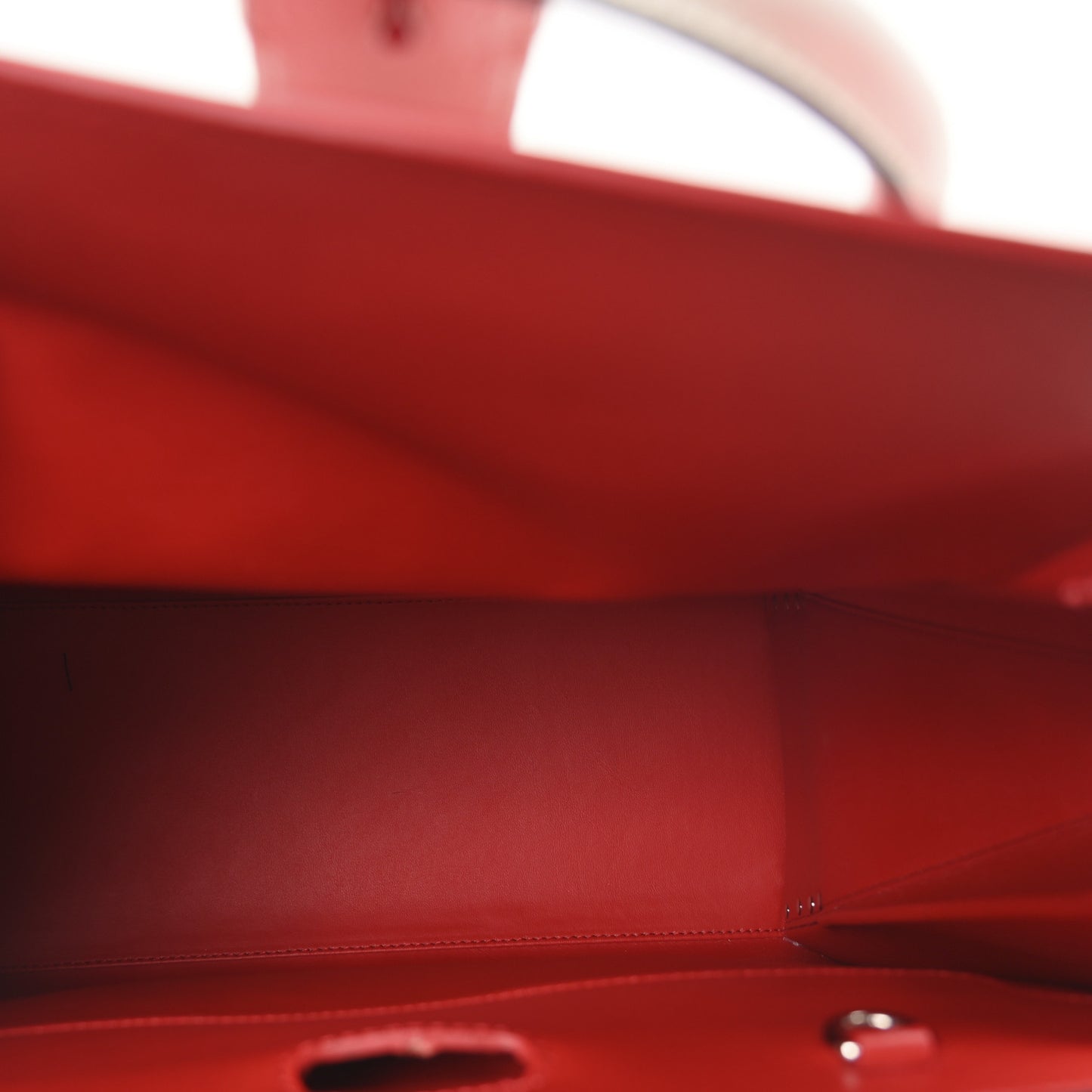 Calfskin Empire Studded Medium Paloma Snow