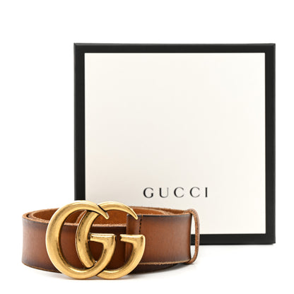 Gucci Faded Calfskin Double G 40mm Belt 85 34 Cuir 6 of 6