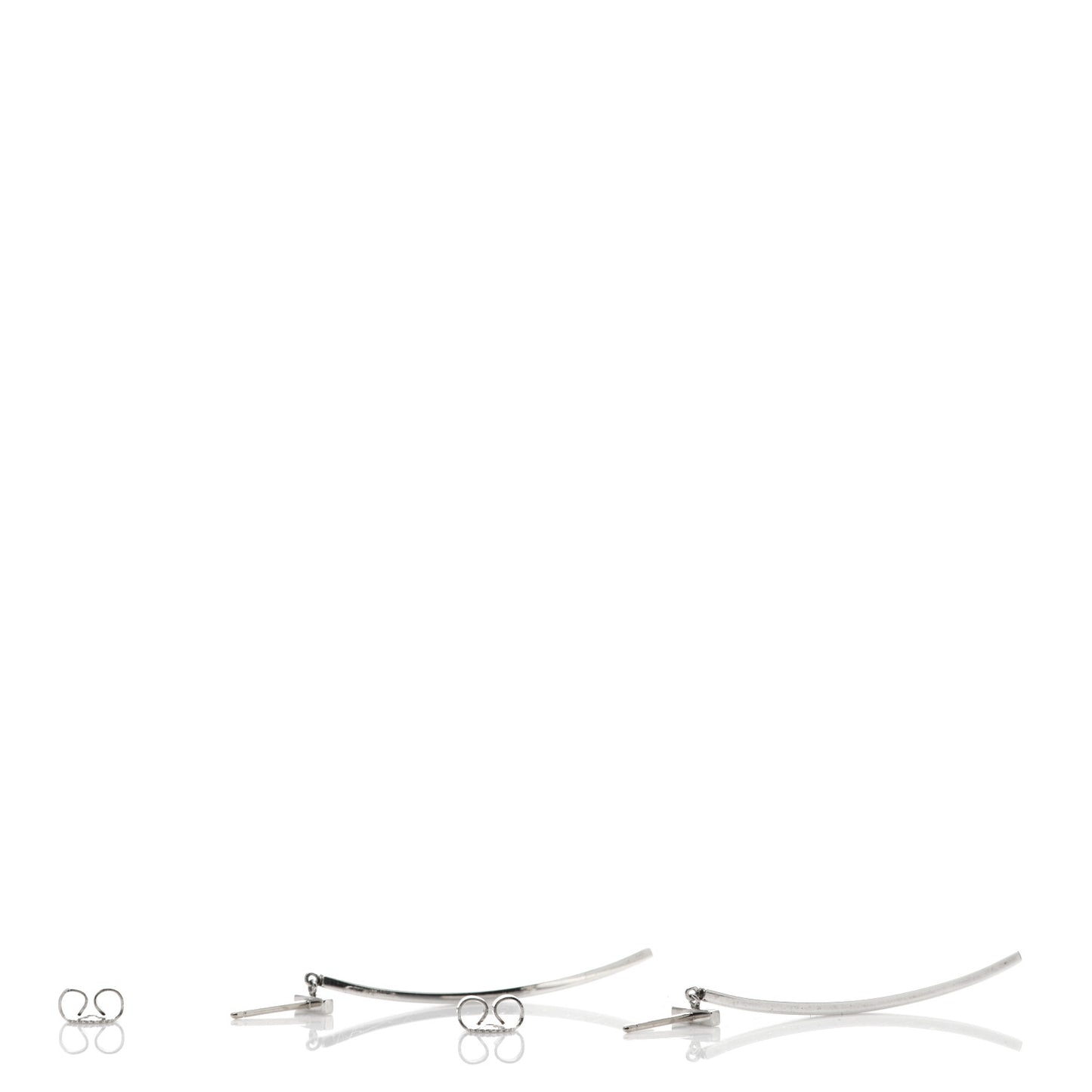 Sterling Silver T Wire Bar Earrings