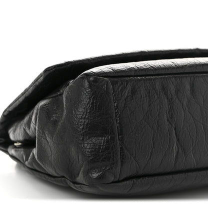 Balenciaga Arena Calfskin Mini Monaco Chain Shoulder Bag Black 9 of 10