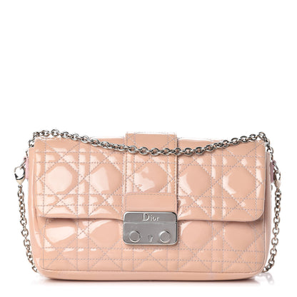 Christian Dior Patent Cannage Miss Dior Promenade Pouch Pink 2 of 14