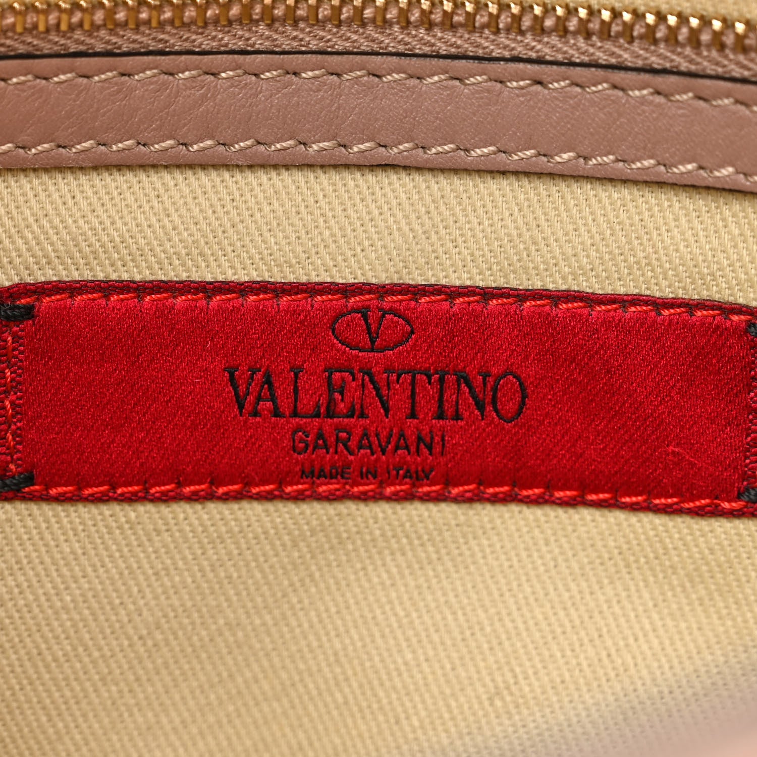 Valentino Garavani Vitello Small Rockstud Single Handle Flap Bag Poudre 6 of 11