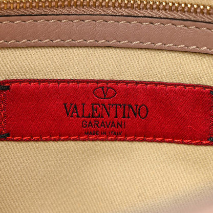 Valentino Garavani Vitello Small Rockstud Single Handle Flap Bag Poudre 6 of 11