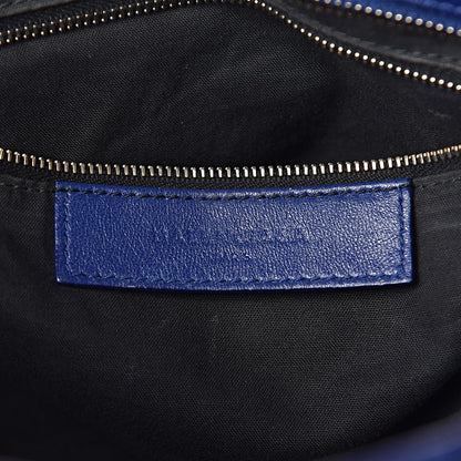 Balenciaga Chevre Gold Metallic Edge Hardware City Bleu Roi 6 of 13