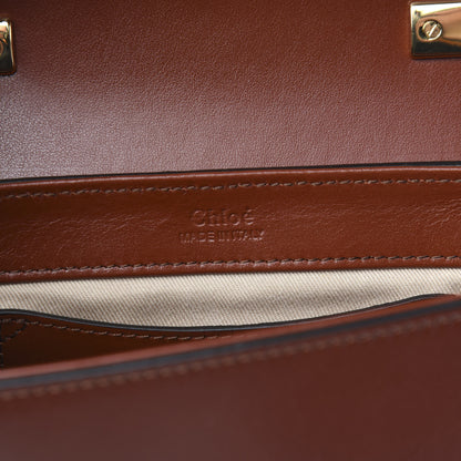 Chloe Shiny Calfskin Suede Mini C Bag Sepia Brown 5 of 8