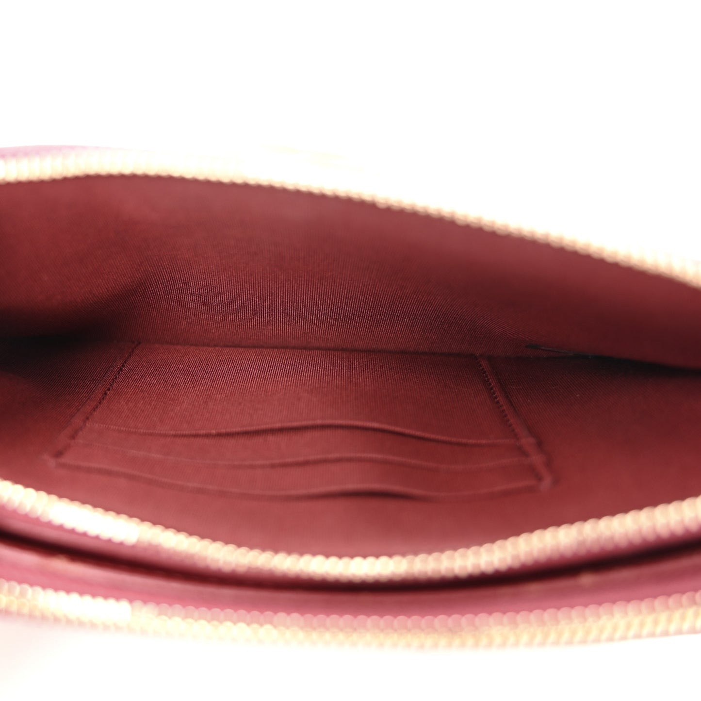 Caviar Quilted Small Boy Clutch With Chain Burgundy