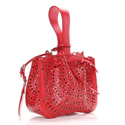 Alaia Calfskin Vienne Rose-Marie 19 Bag Red 3 of 9
