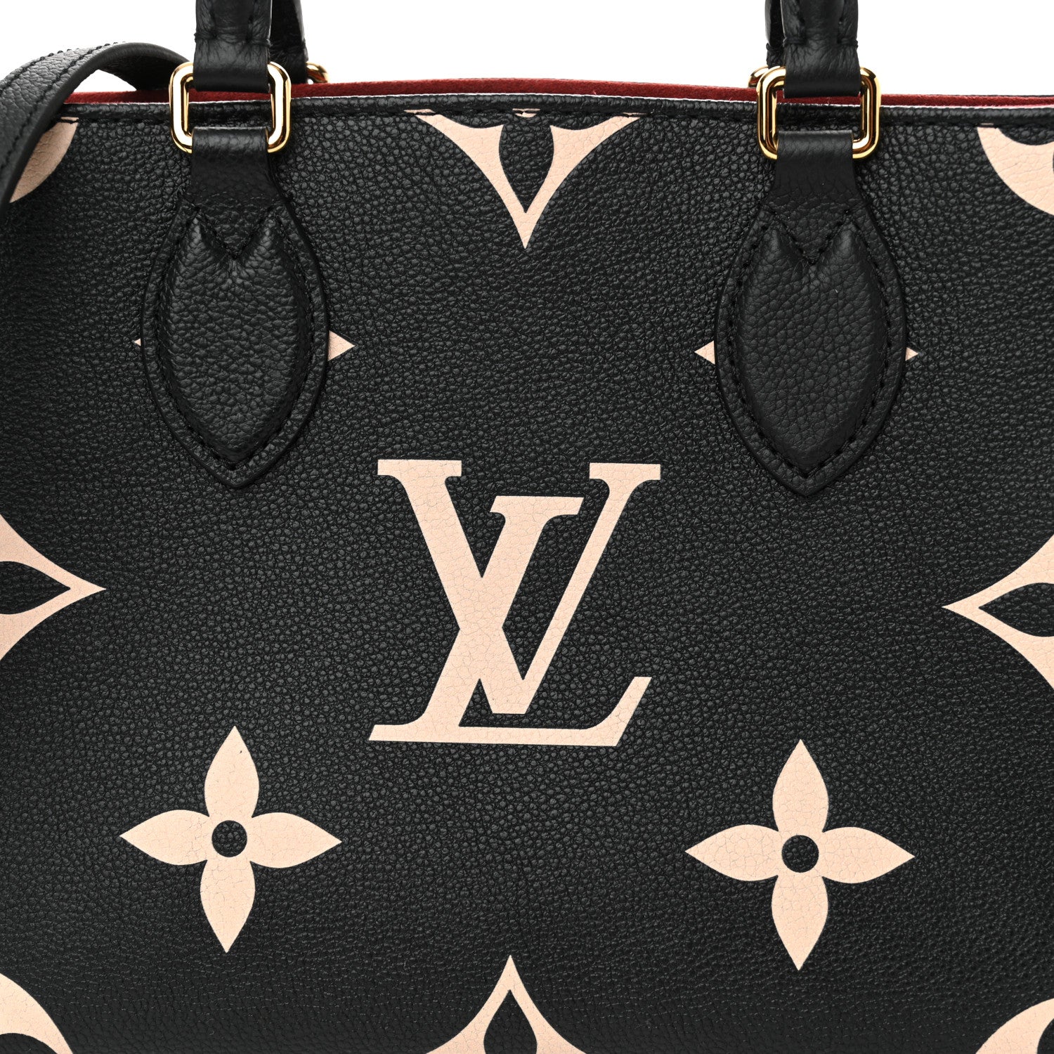 Louis Vuitton Empreinte Monogram Giant Onthego PM Black Beige 7 of 9