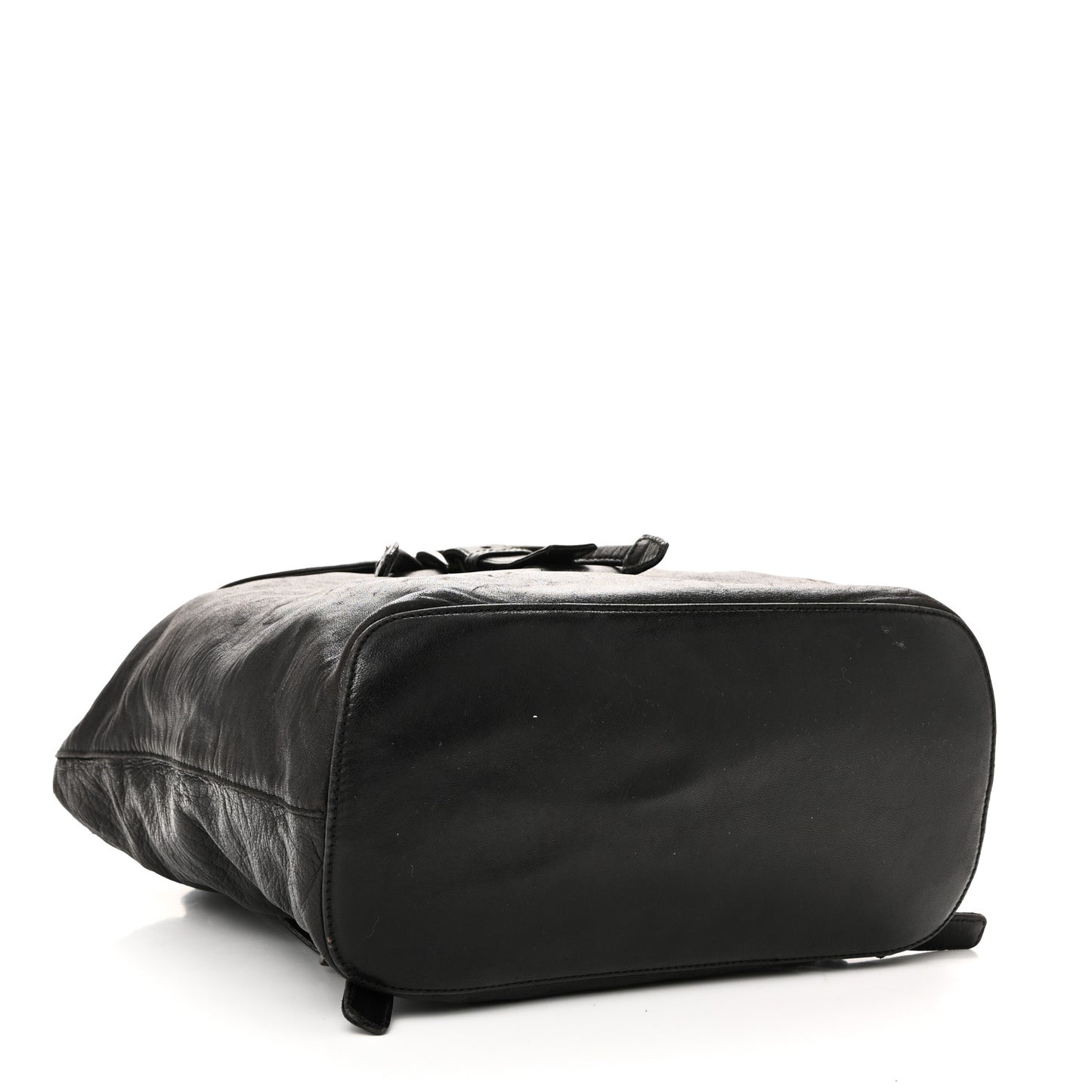 Soft Calfskin Cinch Backpack Black