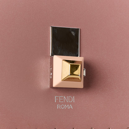 Fendi Vitello Liberty Scalloped Studded Small Kan I Shoulder Bag English Rose 9 of 12