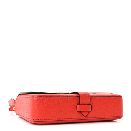 Burberry Goatskin Hampshire Crossbody Bright Red 4 of 10