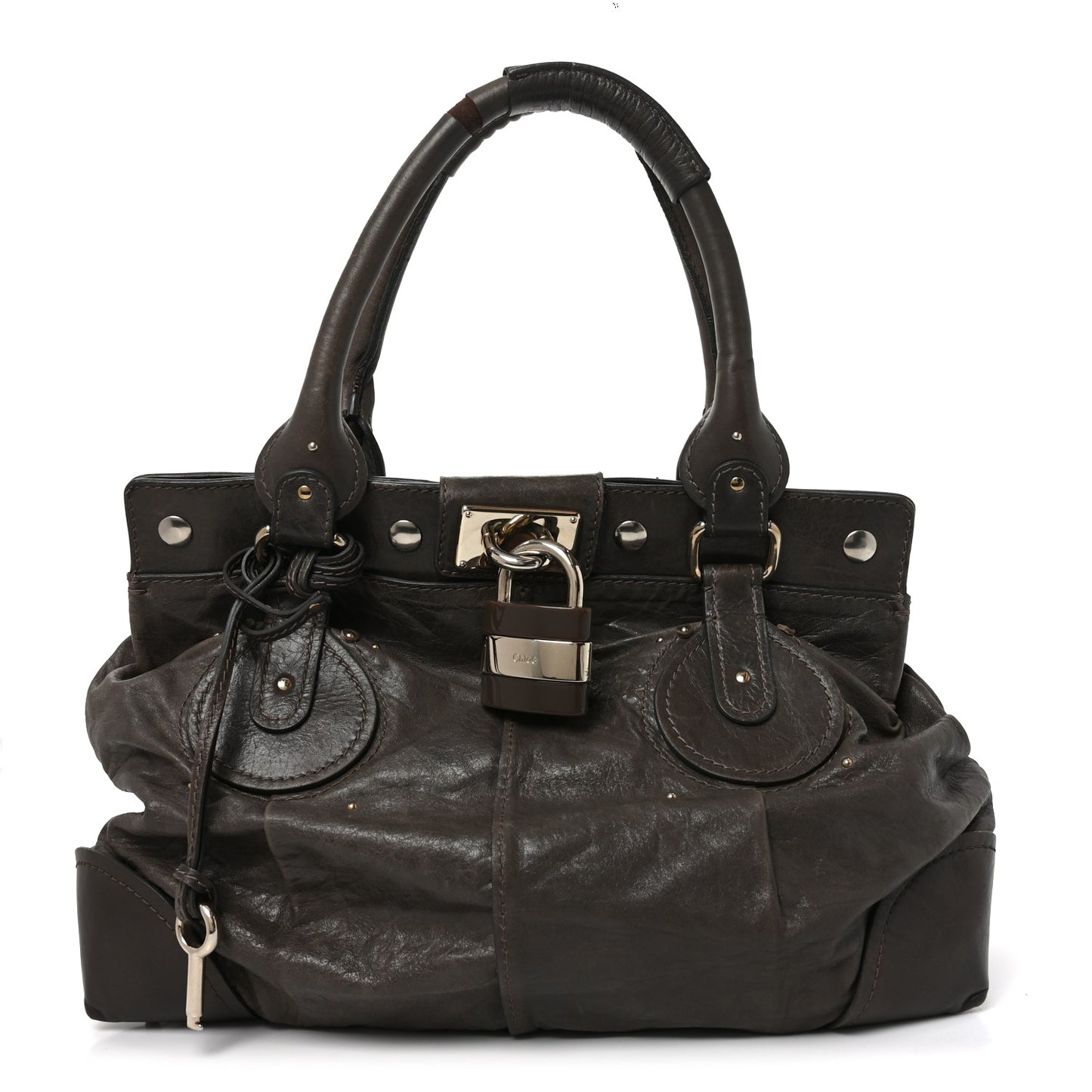 Calfskin Paddington Tote Grey