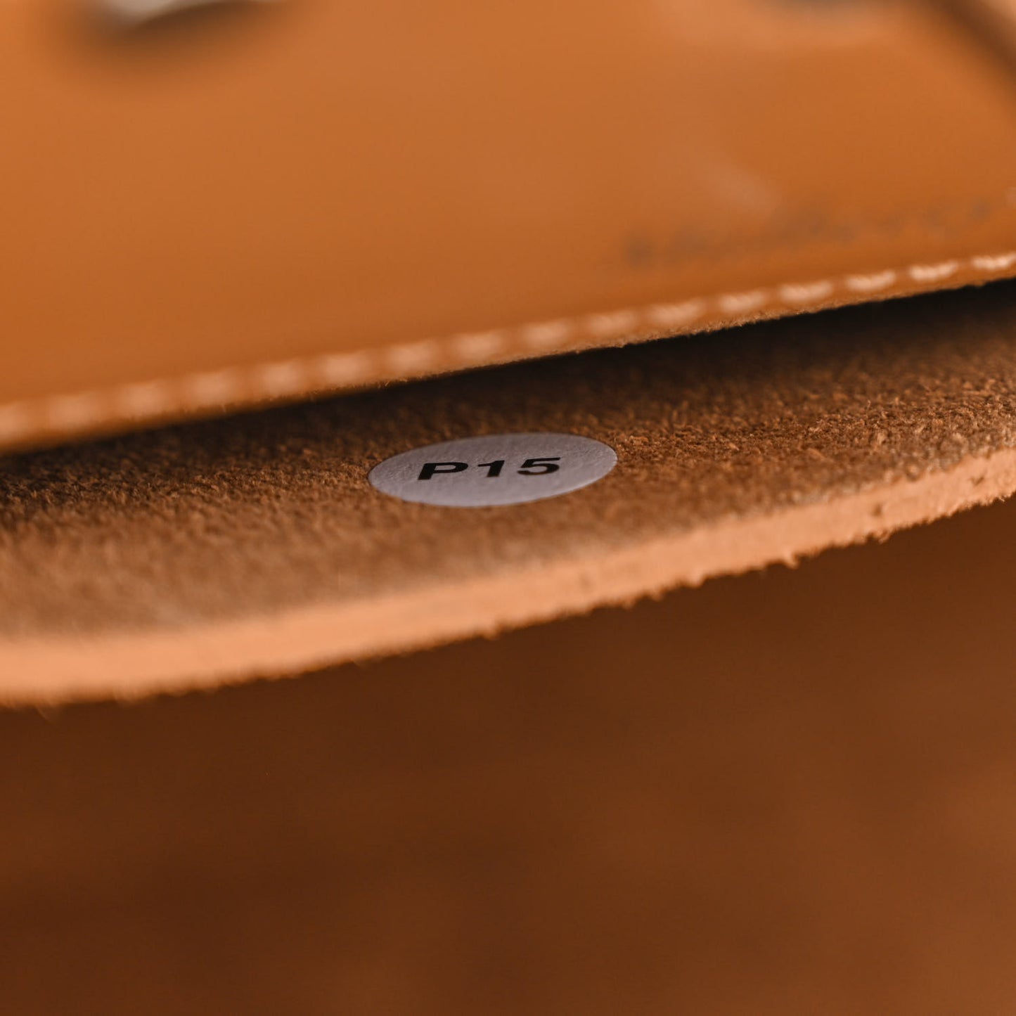 Smooth Calfskin Stud Iris Tote Teak