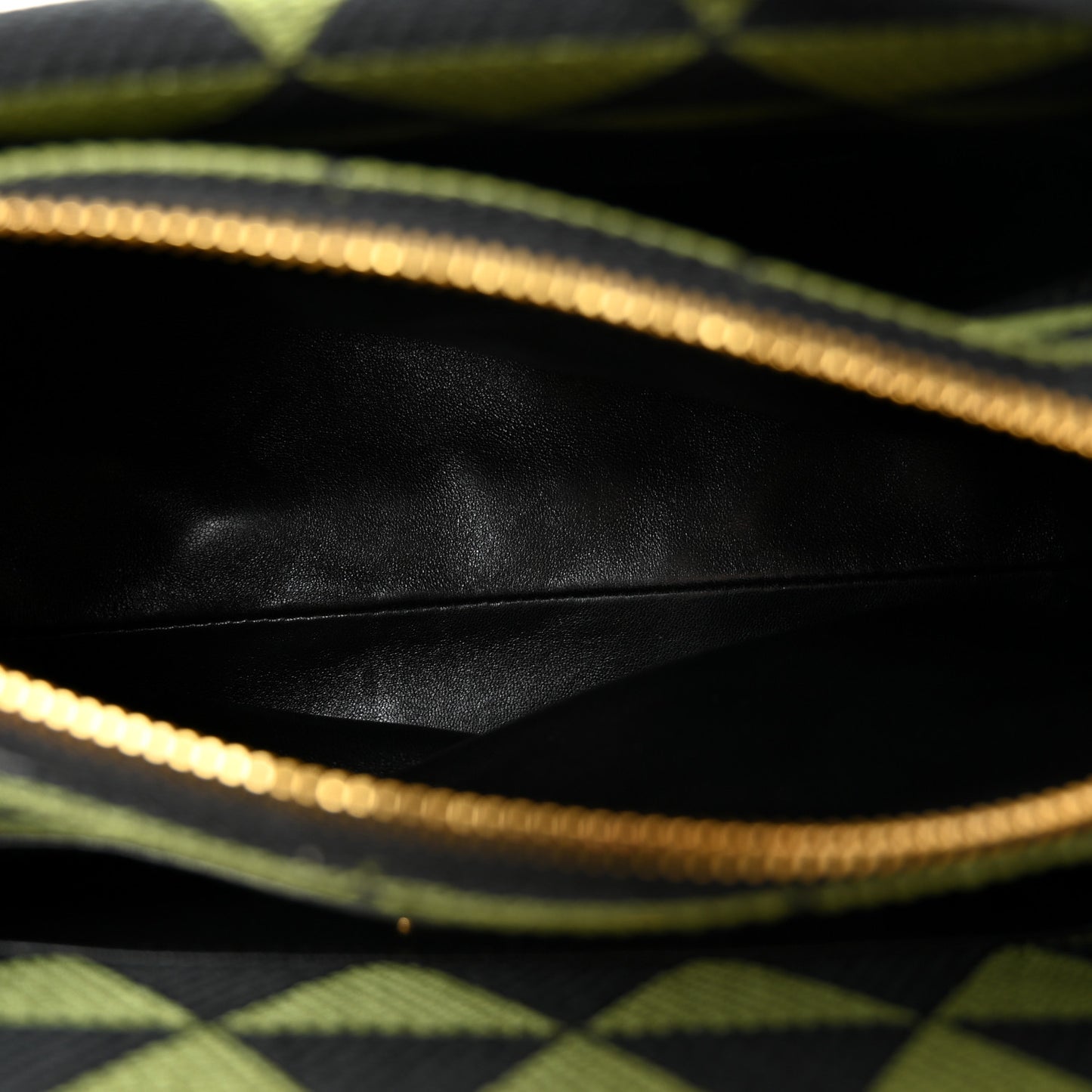 Jacquard Triangolo Symbole Embroidered Small Shoulder Bag Black Edera