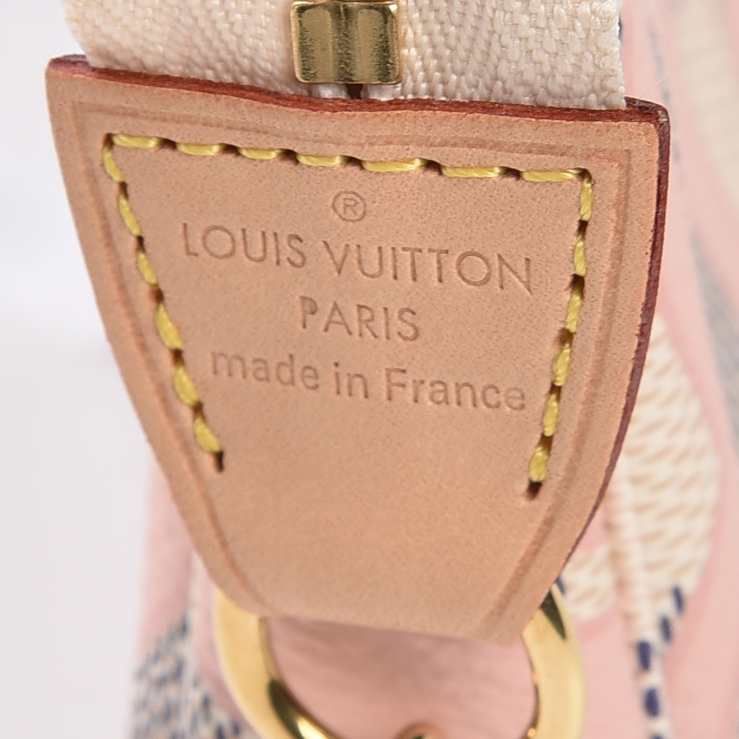Louis Vuitton Damier Azur Tahitienne Mini Pochette Accessories 6 of 8