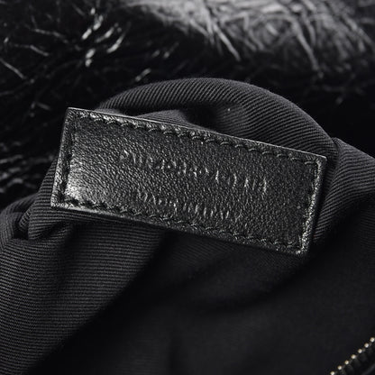Saint Laurent Crinkled Calfskin Matelasse Monogram Medium Niki Chain Satchel Black 7 of 7