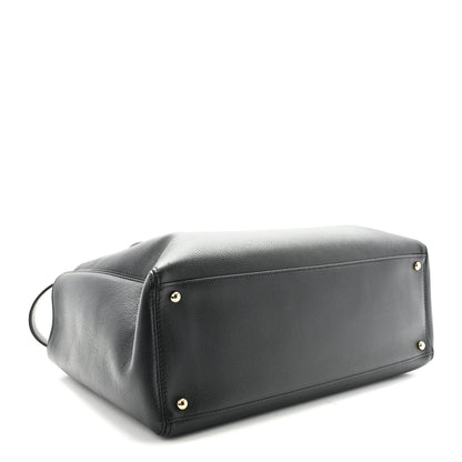 Chanel Calfskin Cerf Executive Shopper Tote Black 4 of 10