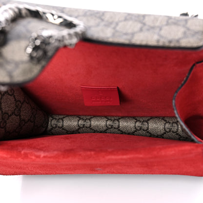 Gucci GG Supreme Monogram Mini Dionysus Shoulder Bag Hibiscus Red 5 of 13