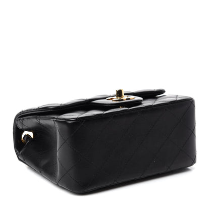 Chanel Lambskin Quilted Mini Square Flap Black 4 of 11