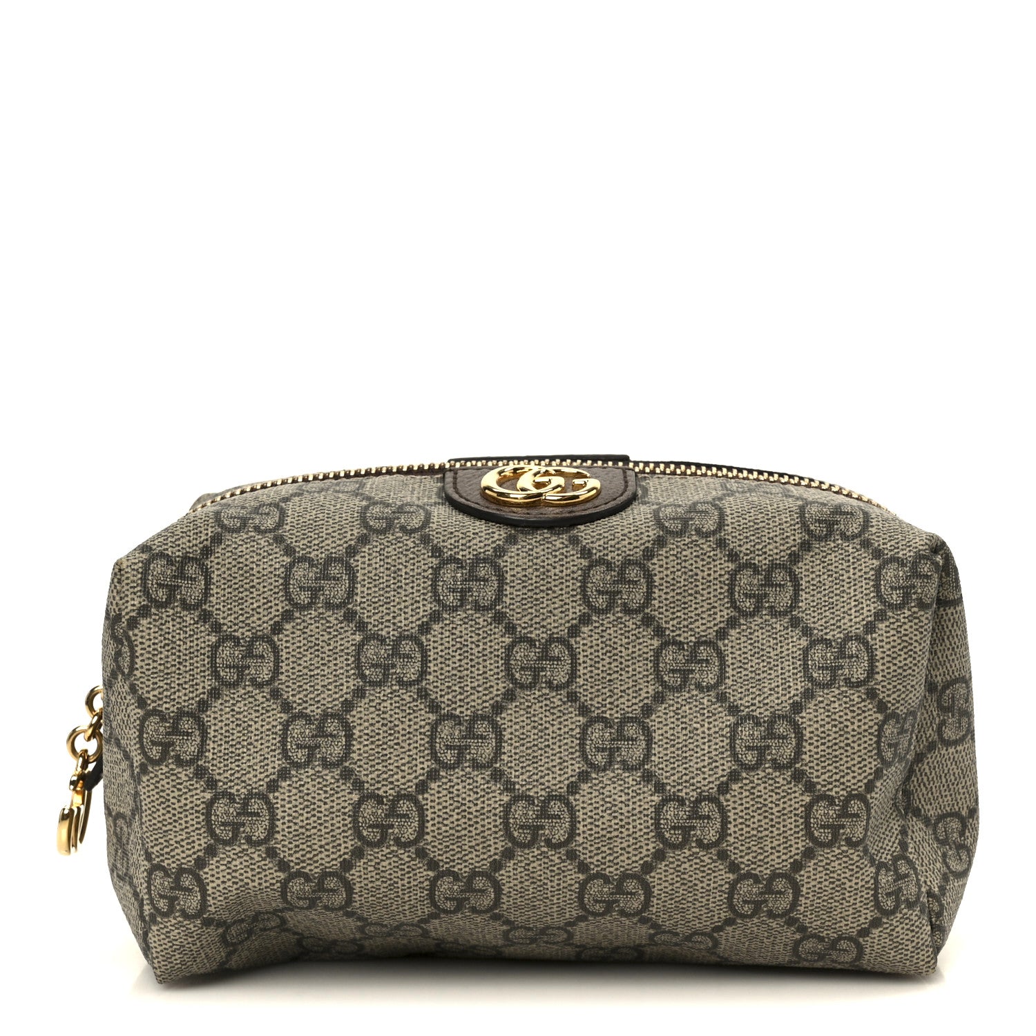 Gucci Soft GG Supreme Monogram Calfskin Medium Ophidia Cosmetic Case Beige Ebony New Acero 1 of 8