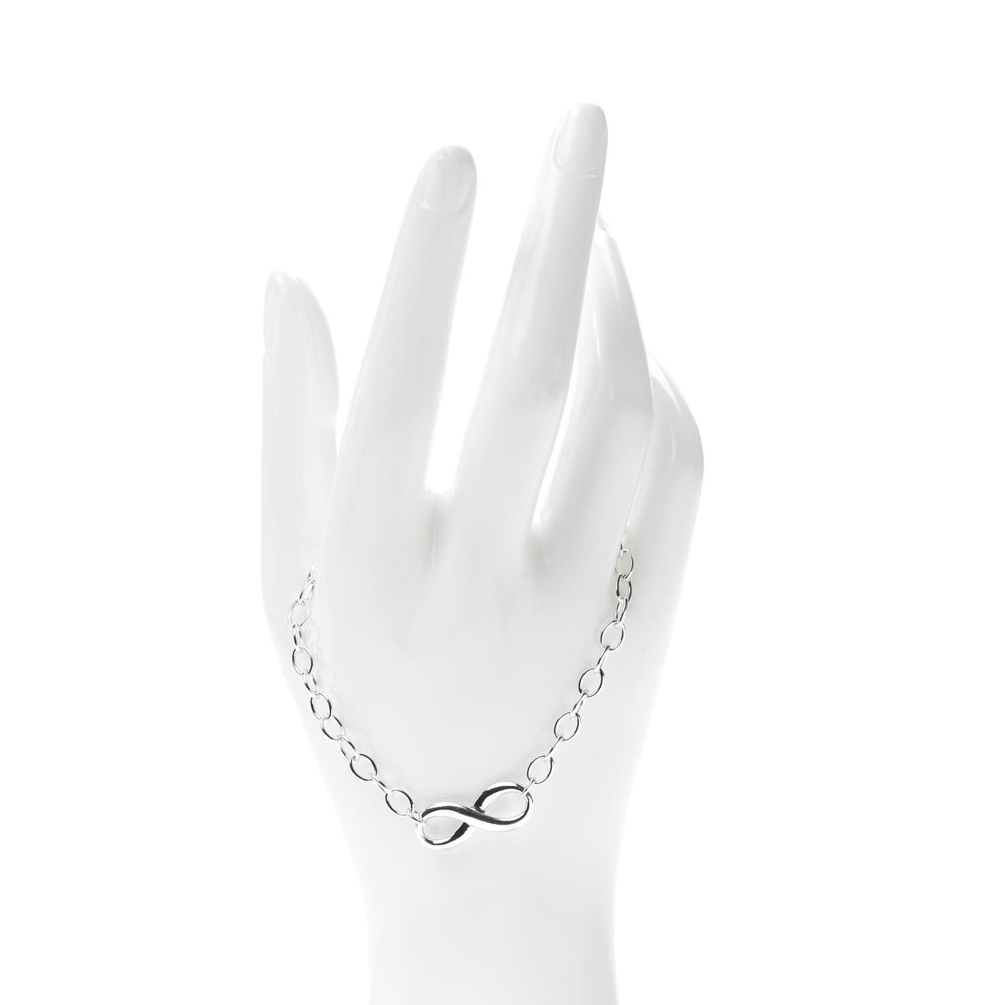 Sterling Silver Infinity Chain Bracelet