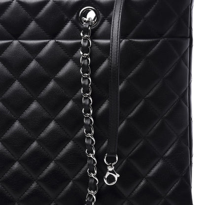 Chanel Calfskin Quilted Large Classic Shopping Tote Black 7 of 11