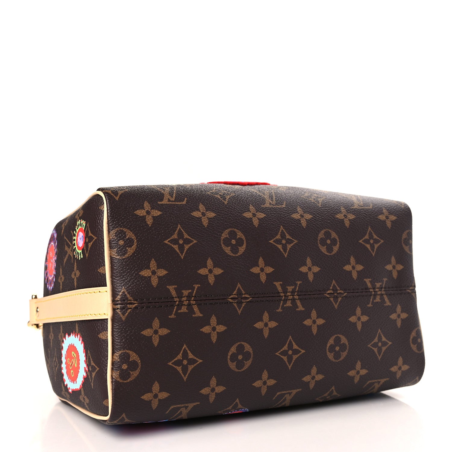 Louis Vuitton LV X YK Monogram Embroidered My Eternal Soul Speedy Bandouliere 25 Multicolor 4 of 8