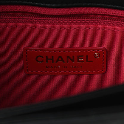 Chanel Calfskin Quilted Enchained Clutch Black 6 of 13