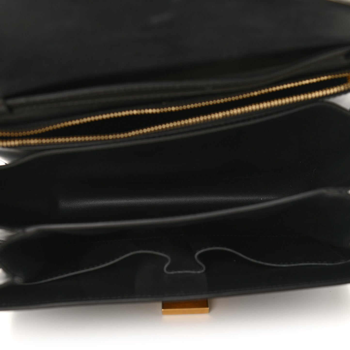 Box Calfskin Medium Classic Box Flap Bag Black