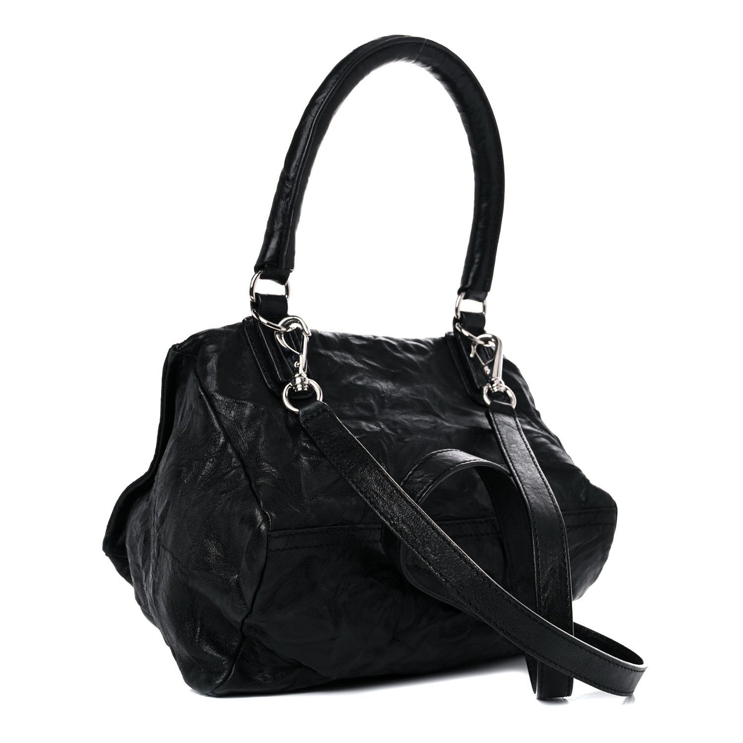 Tumbled Sheepskin Small Pandora Black