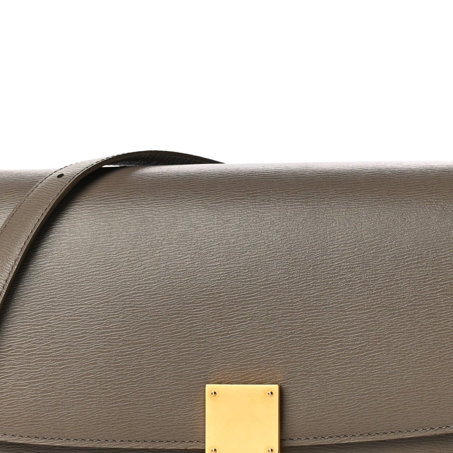 Celine Liege Calfskin Medium Classic Box Flap Bag Souris 7 of 9