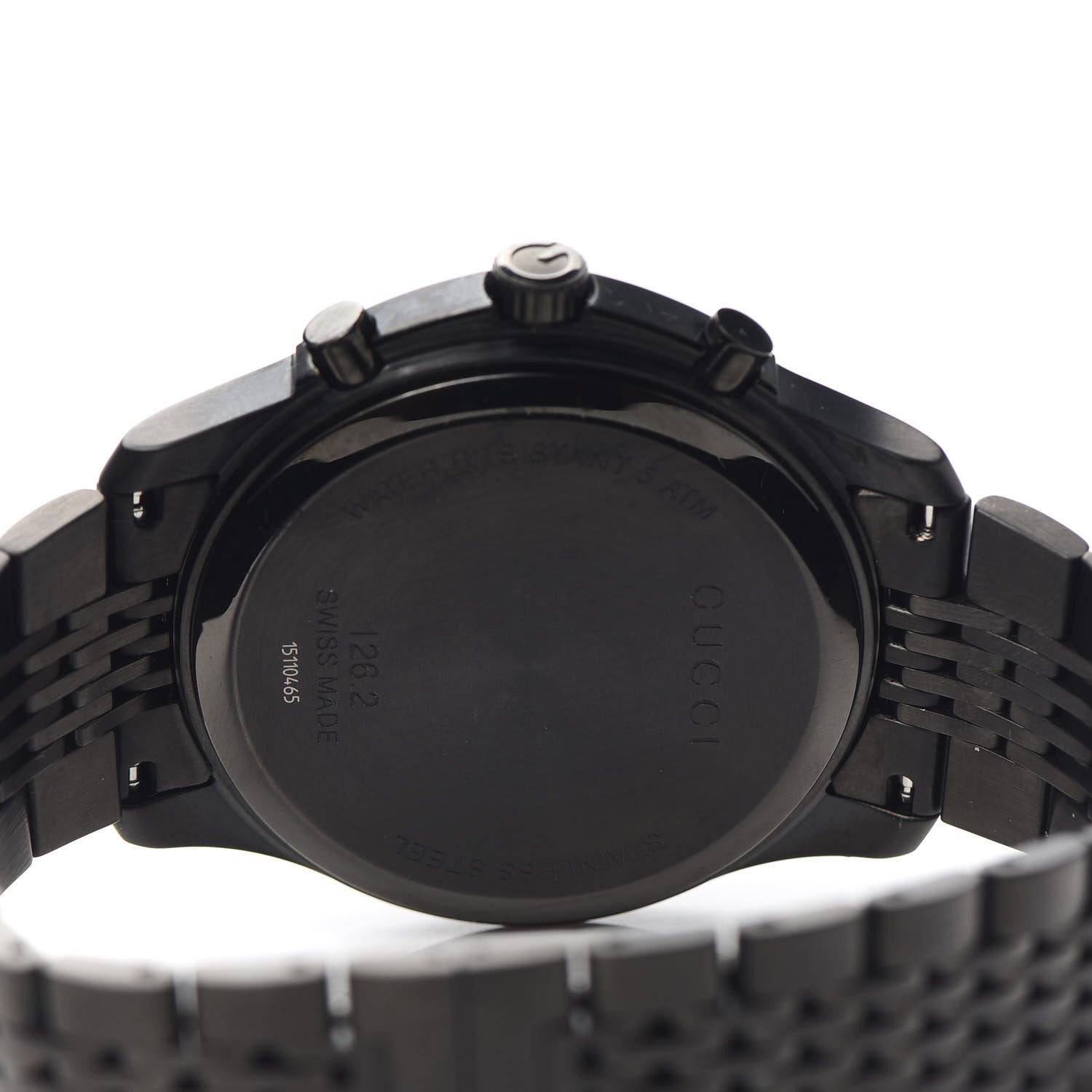 Gucci PVD Stainless Steel 44mm G-Timeless Chronograph Quartz Watch Black 4 of 6