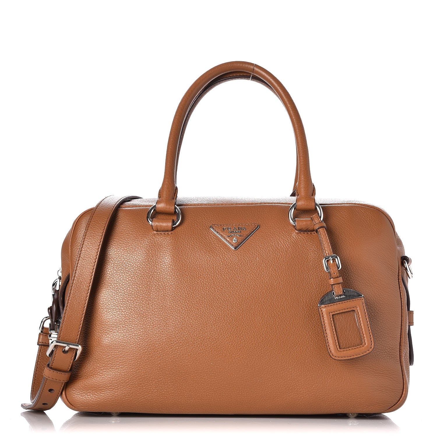 Prada Vitello Phenix Bauletto Cannella 1 of 8