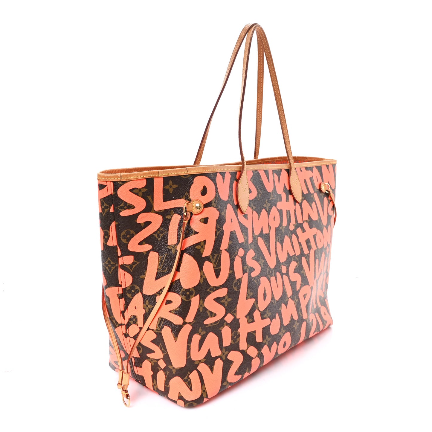 Monogram Graffiti Neverfull GM Orange
